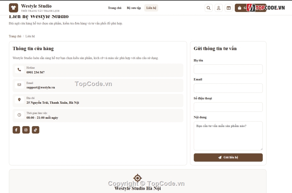website,bán website,website thời trang